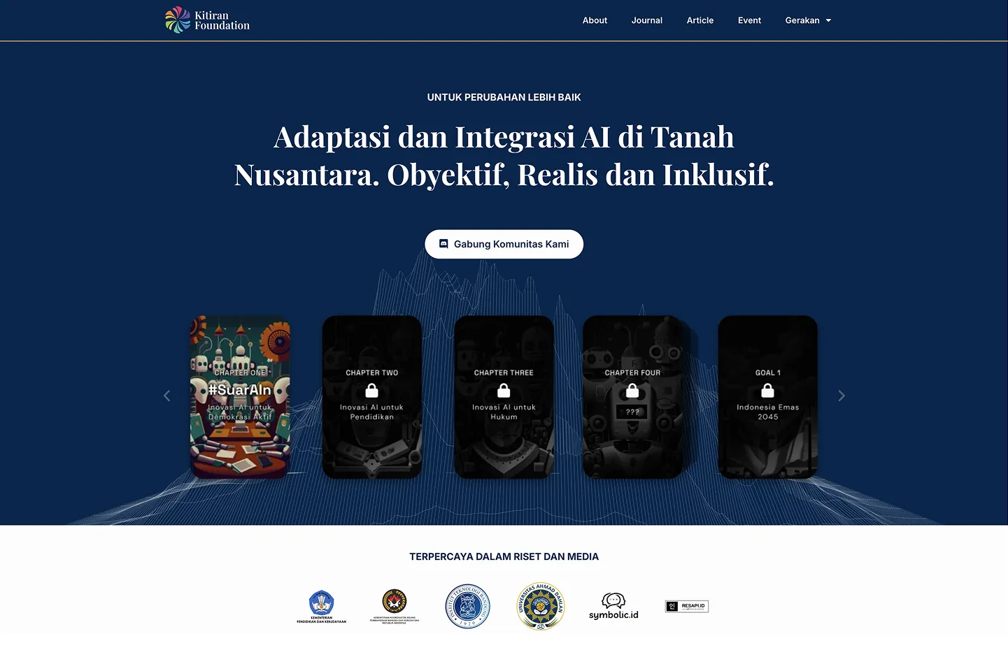 KITIRAN FOUNDATION - WEB DEVELOPMENT project screenshot