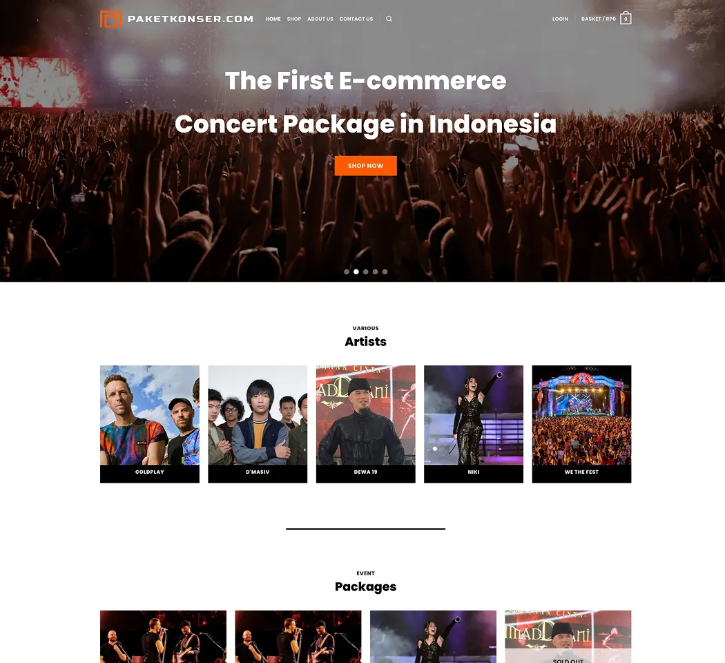 PAKETKONSER.COM - WEB DEVELOPMENT project screenshot